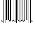 Barcode Image for UPC code 053300000508