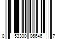 Barcode Image for UPC code 053300066467