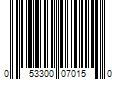 Barcode Image for UPC code 053300070150