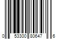 Barcode Image for UPC code 053300806476