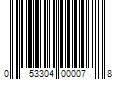 Barcode Image for UPC code 053304000078