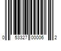 Barcode Image for UPC code 053327000062