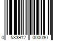 Barcode Image for UPC code 0533912000030