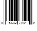 Barcode Image for UPC code 053392011949