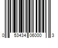 Barcode Image for UPC code 053434060003