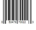 Barcode Image for UPC code 053479700223