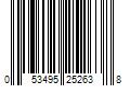 Barcode Image for UPC code 053495252638