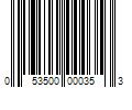 Barcode Image for UPC code 053500000353