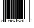 Barcode Image for UPC code 053500000377