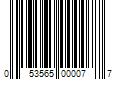 Barcode Image for UPC code 053565000077