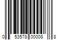 Barcode Image for UPC code 053578000088