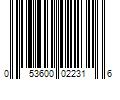 Barcode Image for UPC code 053600022316