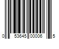 Barcode Image for UPC code 053645000065