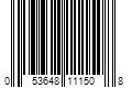 Barcode Image for UPC code 053648111508