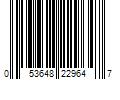 Barcode Image for UPC code 053648229647