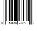 Barcode Image for UPC code 053648229777