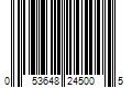 Barcode Image for UPC code 053648245005