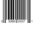 Barcode Image for UPC code 053660000071