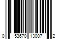 Barcode Image for UPC code 053670130072