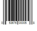 Barcode Image for UPC code 053676000058