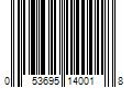 Barcode Image for UPC code 053695140018