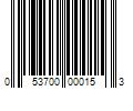 Barcode Image for UPC code 053700000153