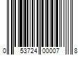 Barcode Image for UPC code 053724000078