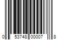 Barcode Image for UPC code 053748000078