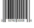 Barcode Image for UPC code 053760000056