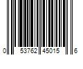 Barcode Image for UPC code 053762450156