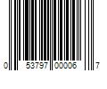 Barcode Image for UPC code 053797000067