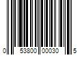 Barcode Image for UPC code 053800000305