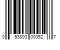 Barcode Image for UPC code 053800000527