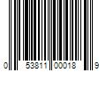 Barcode Image for UPC code 053811000189