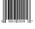 Barcode Image for UPC code 053813000057