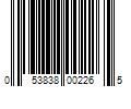 Barcode Image for UPC code 053838002265