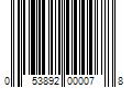 Barcode Image for UPC code 053892000078