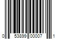 Barcode Image for UPC code 053899000071