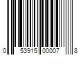 Barcode Image for UPC code 053915000078