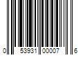 Barcode Image for UPC code 053931000076