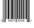 Barcode Image for UPC code 053970000051