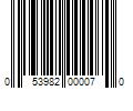 Barcode Image for UPC code 053982000070