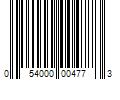 Barcode Image for UPC code 054000004773