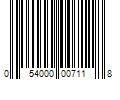 Barcode Image for UPC code 054000007118