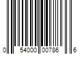 Barcode Image for UPC code 054000007866