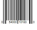 Barcode Image for UPC code 054000101830