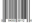 Barcode Image for UPC code 054000381126