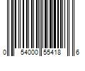 Barcode Image for UPC code 054000554186