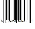 Barcode Image for UPC code 054006241431