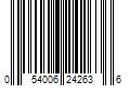 Barcode Image for UPC code 054006242636